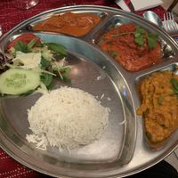 Vegan thali  at Holy Cow - Soder in Stockholm