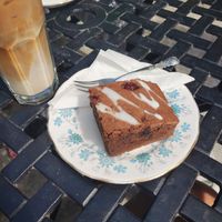 Brownie at Tea Hive in Manchester