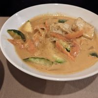 Tofu saté et riz nature at La Baie du Dragon in Marseille