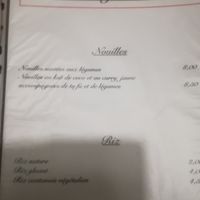 Vegan noodles and rice at La Baie du Dragon in Marseille