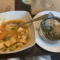 tofu satay with sticky rice  at La Baie du Dragon in Marseille