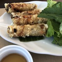 Spring rolls  at La Baie du Dragon in Marseille