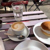 Coffee and cake at Breaking Bread Bistrot in Rome