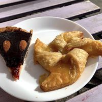 Vegan cakes at Breaking Bread Bistrot in Rome