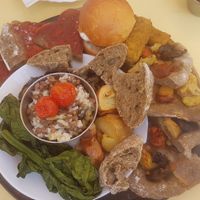 Mixed plate at Breaking Bread Bistrot in Rome