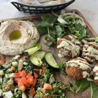 Falafel plate  at Pita Paradise in Cocoa Beach