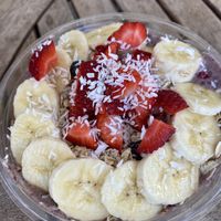 Açai smoothie bowl  at The Green Cat in Virginia Beach