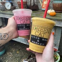 my pumpkin spice smoothie 🧡 at The Green Cat in Virginia Beach