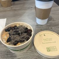 Oatmeal with Dried Cherries and Chia  at The Green Cat in Virginia Beach