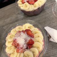 Açaí in back, pitaya up front   at The Green Cat in Virginia Beach
