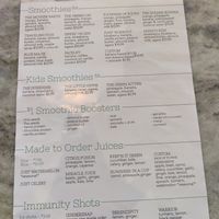 Full menu at The Green Cat in Virginia Beach