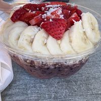 Regular acai bowl  at The Green Cat in Virginia Beach