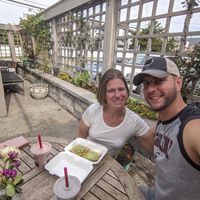 green goddess toast, post workout smoothie & sipping on Zen smoothie at The Green Cat in Virginia Beach