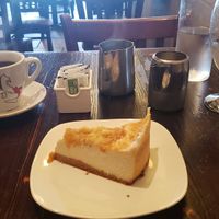 Carmel Apple Cheesecake at 3 Brothers Vegan Cafe in Copiague