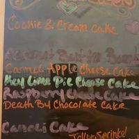 Dessert menu at 3 Brothers Vegan Cafe in Copiague