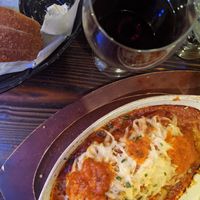 Lasagna at 3 Brothers Vegan Cafe in Copiague