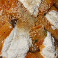 Rigatoni ala Norma  #Veganuary at 3 Brothers Vegan Cafe in Copiague