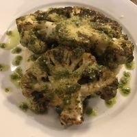 Roasted Cajun cauliflower steak   at 3 Brothers Vegan Cafe in Copiague