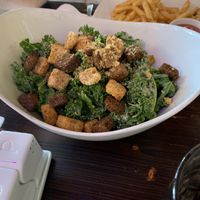 Kale Cesar salad  at 3 Brothers Vegan Cafe in Copiague