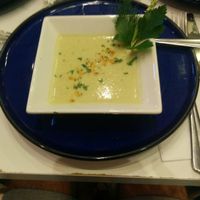 Creamy style asparagus soup at Maya Cafe in Hong Kong Island
