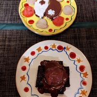 Crepes and chocolate brownie at Verdeando in Denia