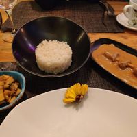 Rice with skewers at Verdeando in Denia