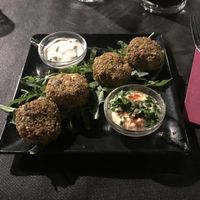 Felafel serve at Lizard in Rome