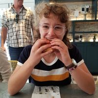 small burger from original store. good though! at Beatnic - Bleecker St in New York City