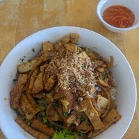 Lemongrass tofu salad - delicious on a hot summer day! #Veganuary at Mai Kitchen in Ferryden Park