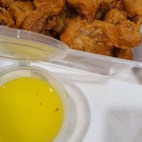 Crispy vegan chicken w/ lemon sauce at Mai Kitchen in Ferryden Park