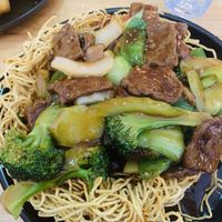 Mock beef crispy noodle at Mai Kitchen in Ferryden Park