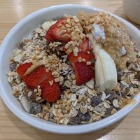 Snickers protein bowl at The Beet Bar in Townsville
