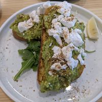 Vegan smashed avo at The Beet Bar in Townsville