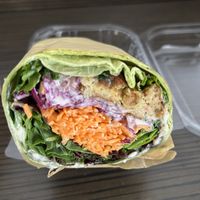 Falafel wrap  at The Beet Bar in Townsville