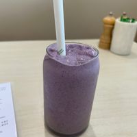 PB berry smoothie no honey. Very good  at The Beet Bar in Townsville