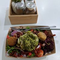 Falafel salad at The Beet Bar in Townsville