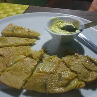 Cheackpeas frittata at Podere Capanne in Rome