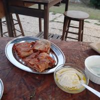 Strudel salato con pomodorini at Podere Capanne in Rome