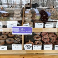 Great selection!￼ at Vortex Doughnuts in Asheville