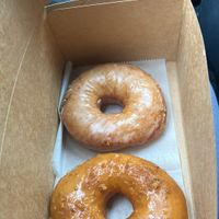 Maple and pumpkin pie  at Vortex Doughnuts in Asheville