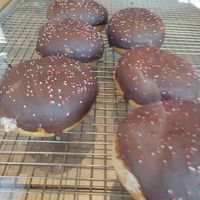 Boston cream pie  at Vortex Doughnuts in Asheville