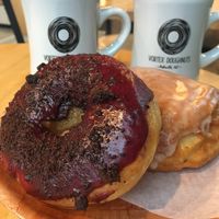 Blueberry Chocolate Cookie Doughnut  at Vortex Doughnuts in Asheville