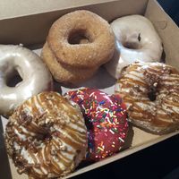 First time every going to Vortex today and they did not disappoint!! These doughnuts were gooooood!  at Vortex Doughnuts in Asheville