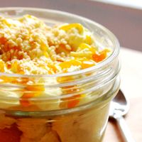 the mango sorbet at Beet in Luxembourg City