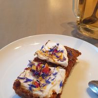 Carrot cake and tea! at Beet in Luxembourg City