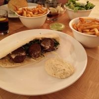 Falafel pitta at Beet in Luxembourg City