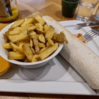 Falafel durum at Beet in Luxembourg City