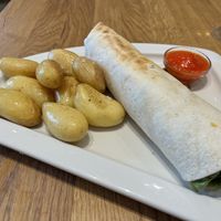 Wrap with potatoes   at Beet in Luxembourg City