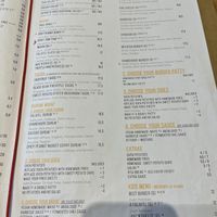 Menue  at Beet in Luxembourg City