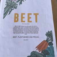   at Beet in Luxembourg City